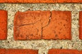 Close-up Brick Wall Background Royalty Free Stock Photo