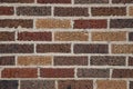 Brick Wall with various colors Royalty Free Stock Photo