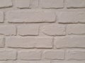 Brick wall painted white background Royalty Free Stock Photo