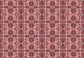 Geometric seamless pattern. Abstract mosaic for background, wallpaper, backdrop, banner, template, illustration and fabric. Red. Royalty Free Stock Photo