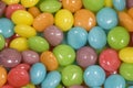 Close-up of bright coloured candy sweets