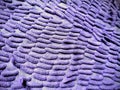 Close-up of Bright Purple Microfiber Carpet Texture Royalty Free Stock Photo