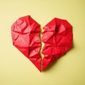 Close Up Of A Broken Heart Royalty Free Stock Photo