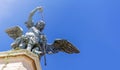 Close up of the bronze angel at the top of Castel Sant Angelo in Royalty Free Stock Photo