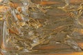 Close-Up of Brown-colored textured MPLR lubricating molybdenum disulfide grease. Royalty Free Stock Photo