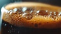 Close Up Of Brown Fizzy Drink Bubbles Royalty Free Stock Photo