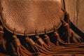 brown leather bag Royalty Free Stock Photo