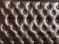 brown leather sofa texture Royalty Free Stock Photo