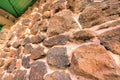 Close-up of a brown rugged rock wall at Tucson, Arizona Royalty Free Stock Photo