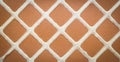 Close up brown square mosaic tile Royalty Free Stock Photo