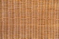 Close up of brown wicker surface background Royalty Free Stock Photo