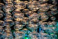 Close-up bubble chandelier ceiling light Royalty Free Stock Photo