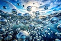 Bubbles in Water Royalty Free Stock Photo