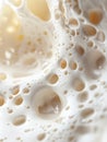 Close-Up of Bubbly Foam with Pore Detail Royalty Free Stock Photo