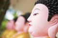 Close up buddha statue kek lok si temple in Penang Royalty Free Stock Photo