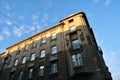 Close up building architecture in Zagreb,Croatia Royalty Free Stock Photo