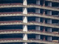 the close up of building construction, hk 5 Jan 2013 Royalty Free Stock Photo