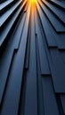A close up of a building with the sun shining through it Royalty Free Stock Photo