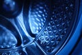 Close-up of a built-in washing machine in a home kitchen Royalty Free Stock Photo