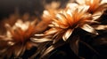 a close up of a bunch of brown flowers