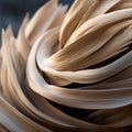 a close up of a bunch of brown wavy hair