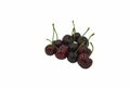 Close up of a a bunch of cherries Royalty Free Stock Photo