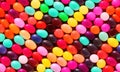 a close up of a bunch of candy beans, seamless, tileable Royalty Free Stock Photo