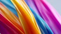 A close up of a bunch of colorful plastic tubes Royalty Free Stock Photo