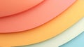 A close up of a bunch of different colored papers, AI