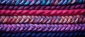 a close up of a bunch of different colored yarns stacked on top of each other Royalty Free Stock Photo