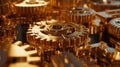 a close up of a bunch of gears Royalty Free Stock Photo