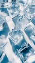 A close up of a bunch of ice cubes Royalty Free Stock Photo
