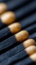 A close up of a bunch of matches on a table Royalty Free Stock Photo