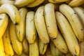 Close-up of a bunch of ripe bananas Royalty Free Stock Photo