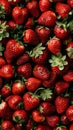 A close up of a bunch of strawberries Royalty Free Stock Photo