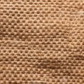 Close up burlap sackcloth background and texture. Brown natural burlap fabric.