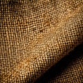 Close up burlap sackcloth background and texture. Brown natural burlap fabric.