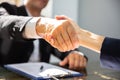 Businessperson Shaking Hand With Partner Royalty Free Stock Photo