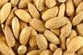 Close-Up of Californian Almonds Royalty Free Stock Photo