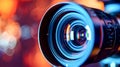 Close-up camera lens Royalty Free Stock Photo