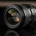 Can be seen partially open. The lens has control switches on the Royalty Free Stock Photo