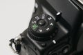 Close up of a camera. mode dial Royalty Free Stock Photo