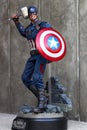 Close up of Captain America Civil War superheros figure action Royalty Free Stock Photo