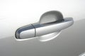 Close up of car door handle Royalty Free Stock Photo