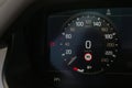 Close-up of car led speedometer, control display Royalty Free Stock Photo