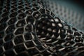 close-up of carbon nanotubes, with their incredible strength and flexibility on display Royalty Free Stock Photo