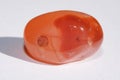 Close up of carnelian mineral stone