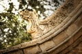 Close-up of carvings on the roof of the pagoda, day, Shanxi Province, China