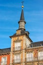 Close-up of the Casa De La Panaderia in Plaza Mayor - Madrid Spain Royalty Free Stock Photo