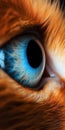 close up of a cat eye Royalty Free Stock Photo